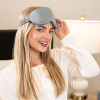 Sleep Mask - Ash blue - Profile