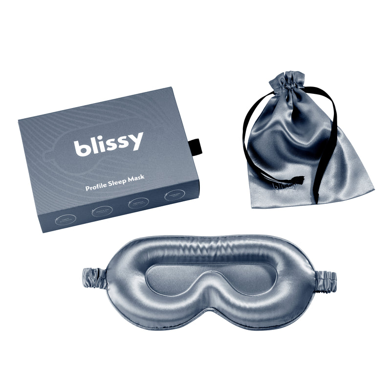 Sleep Mask - Ash blue - Profile