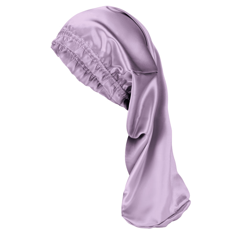 Blissy Lavender Blissy Cascade Bonnet – 22 Momme Mulberry Silk, 100% Silk