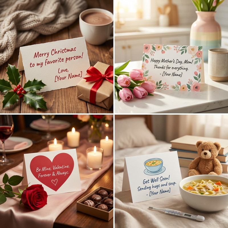 gift card message ideas