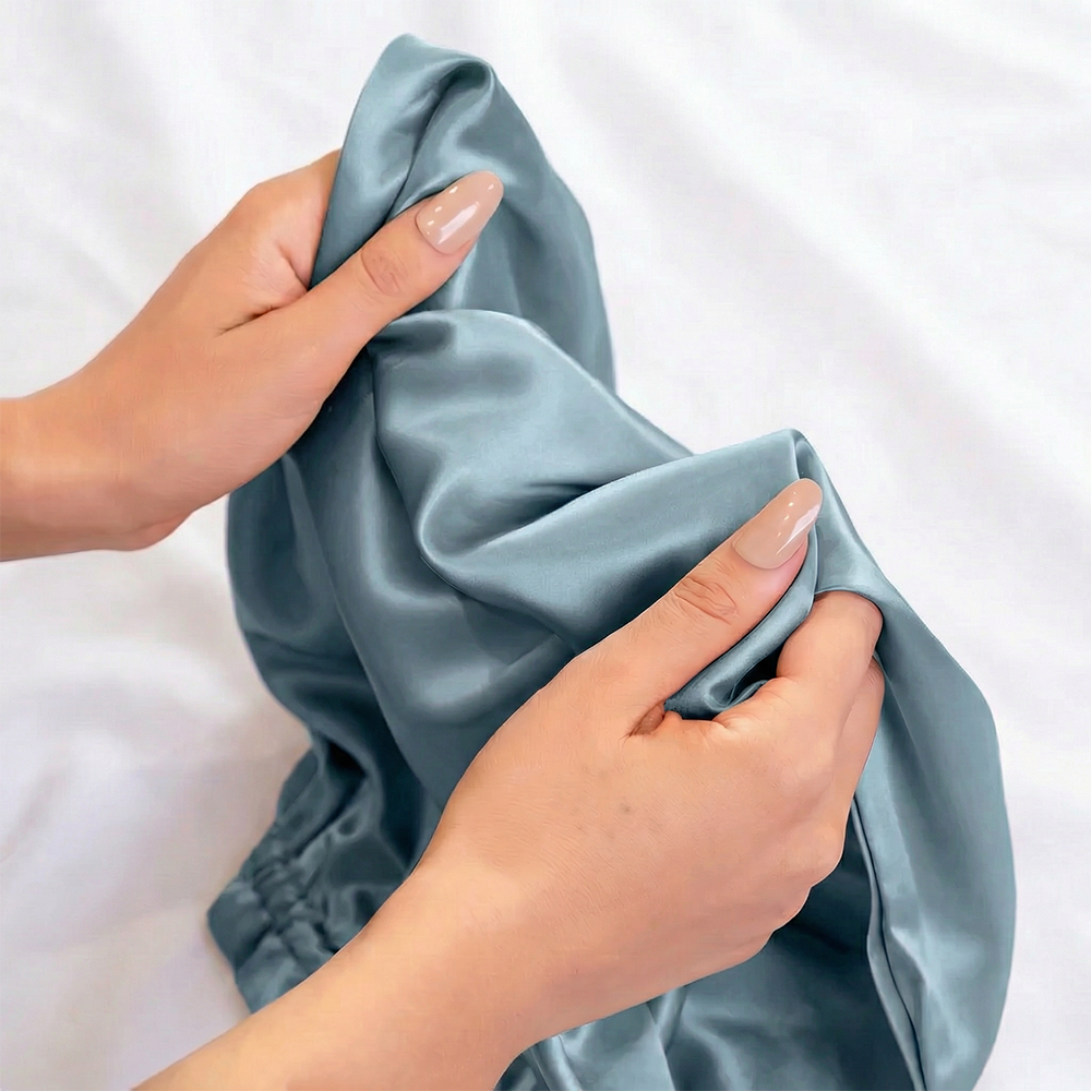 Blissy Cascade Bonnet - Ash Blue