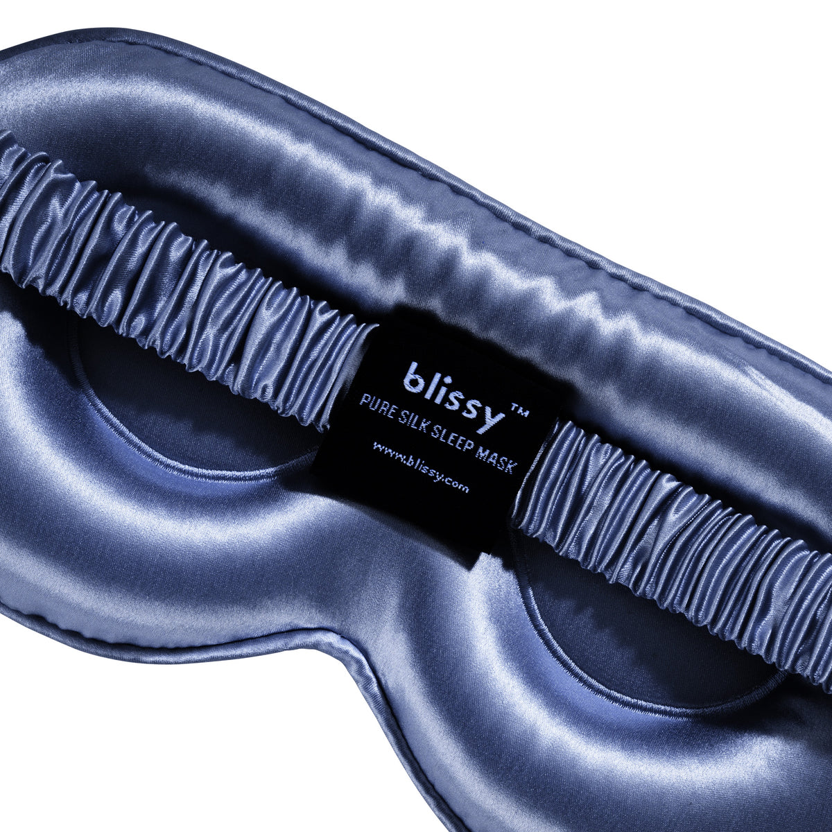 Blissy Blue Sleep Mask Lifestyle – Mulberry Silk