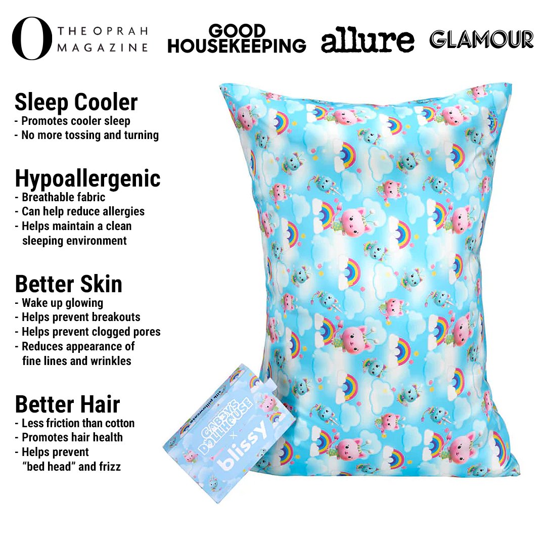 Gabby'S Dollhouse Mulberry Silk Pillowcase – Blissy