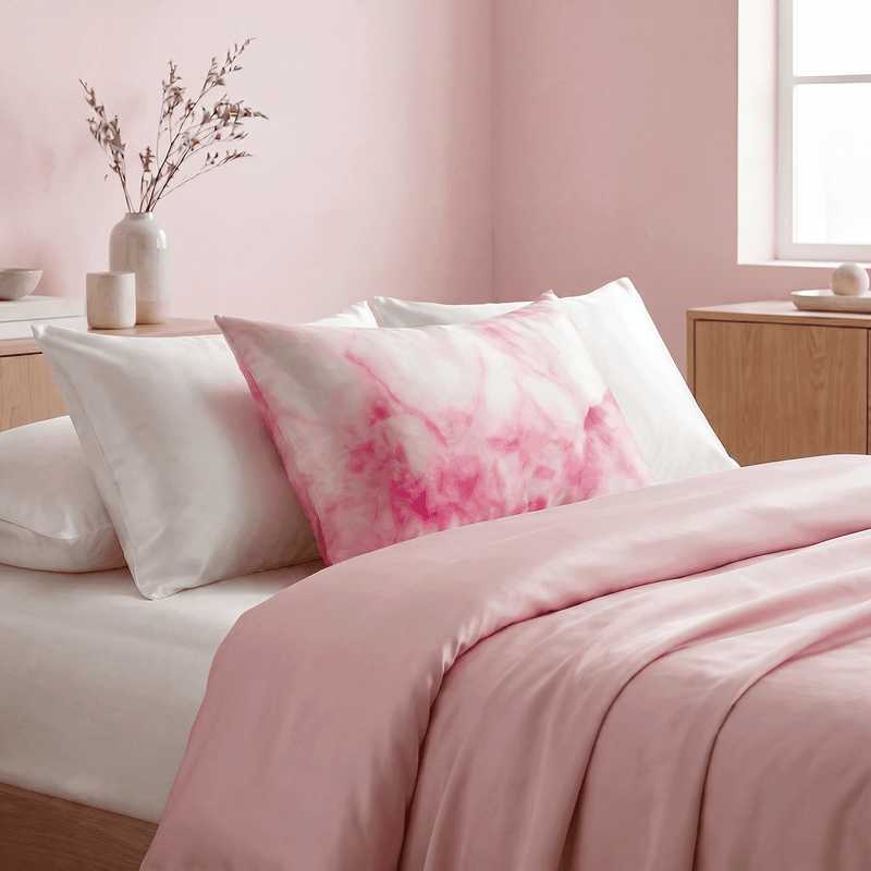 Pillowcase - Pink Tie-Dye - King