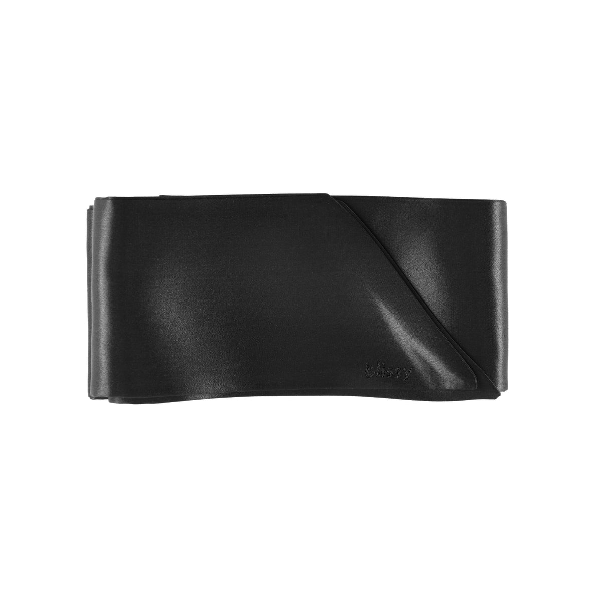 Blissy Black Silk Blissy Hair Ribbon Detail –