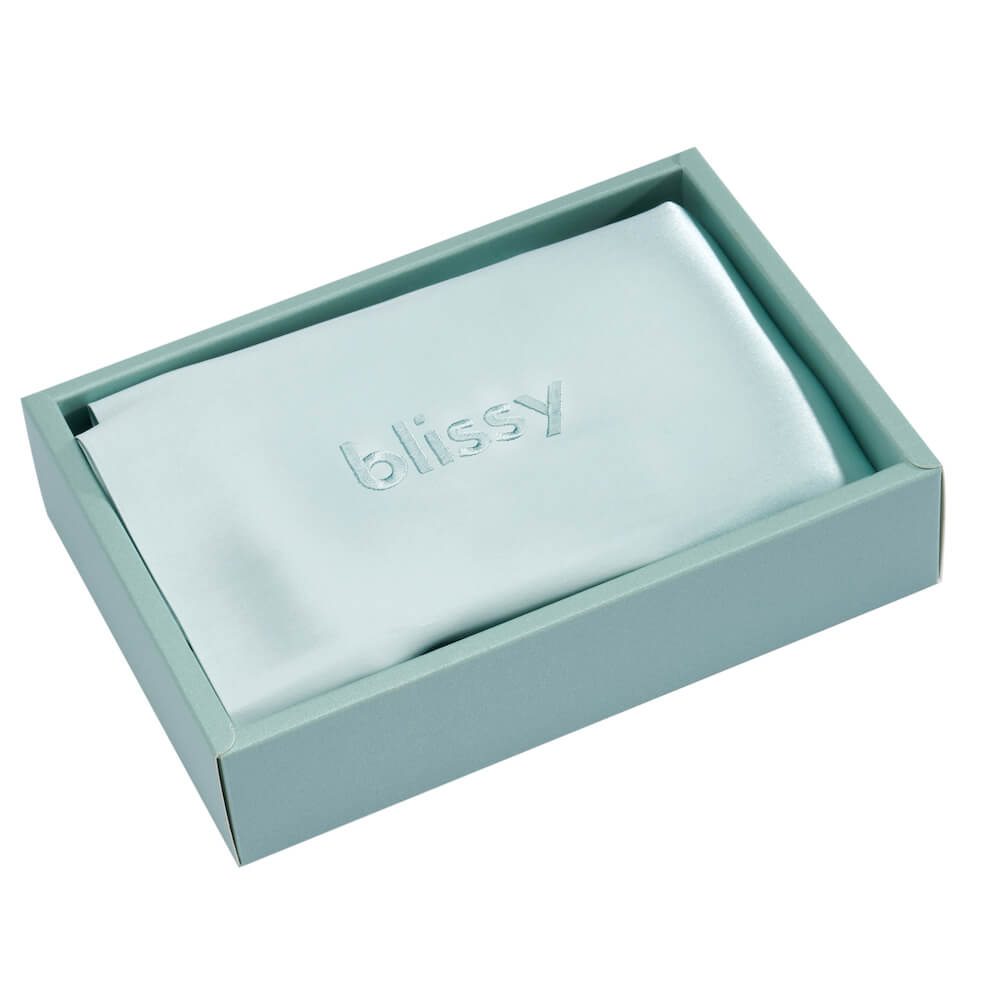 Blissy Mulberry Silk Pillowcase – Mint Queen
