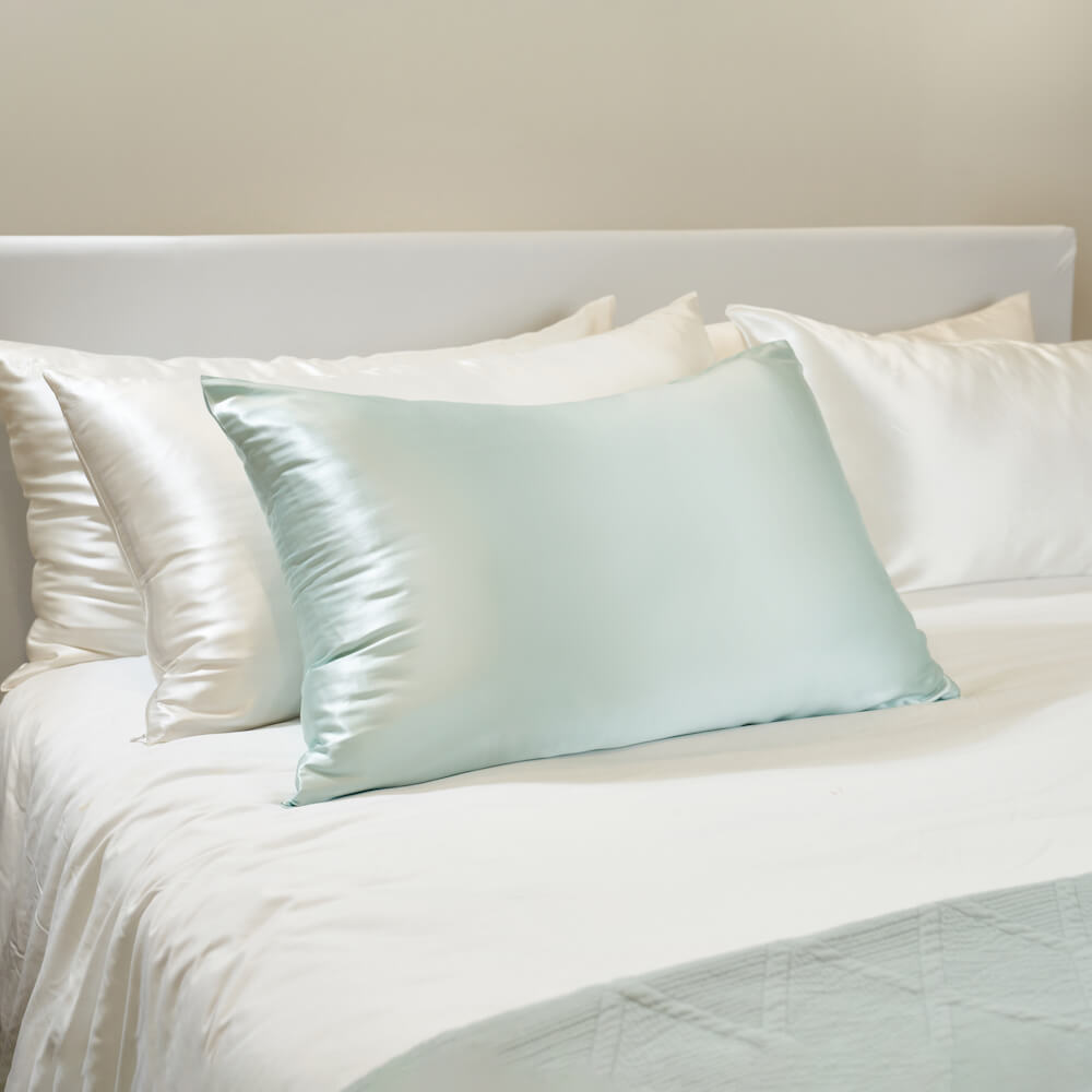 Queen Mint Pillowcase – Blissy Premium Silk