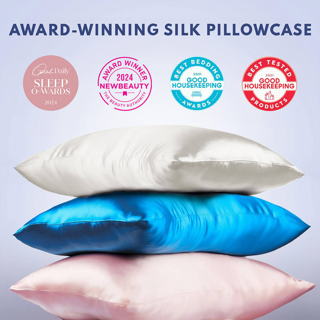 Blissy Mulberry Silk Pillowcase – White King