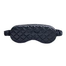 Load image into Gallery viewer, Sleep Mask - Black - Diamond Quilted