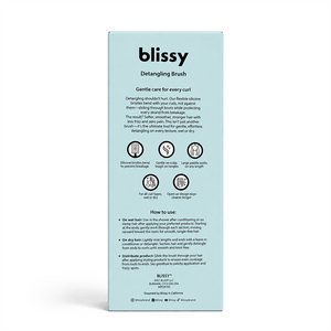 Blissy Detangling Brush - Blue