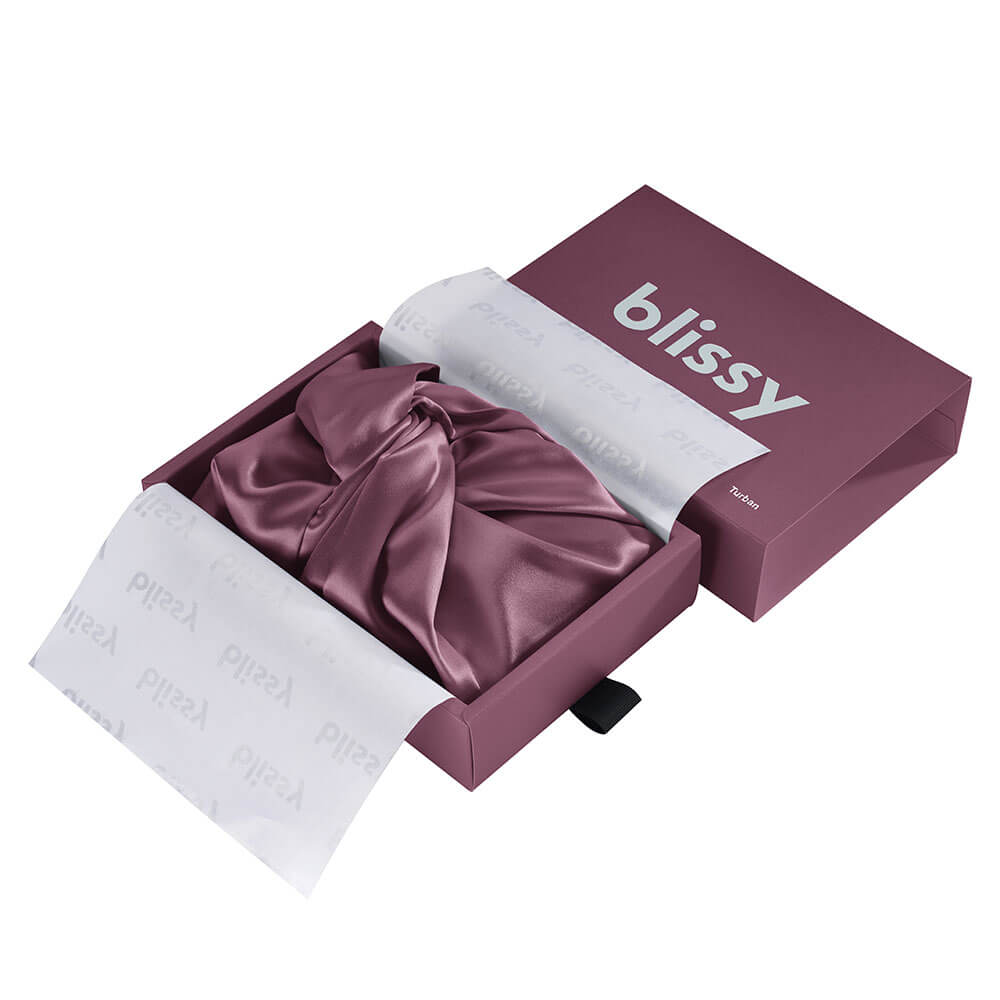 Blissy Plum Silk Blissy Bonnet Detail –