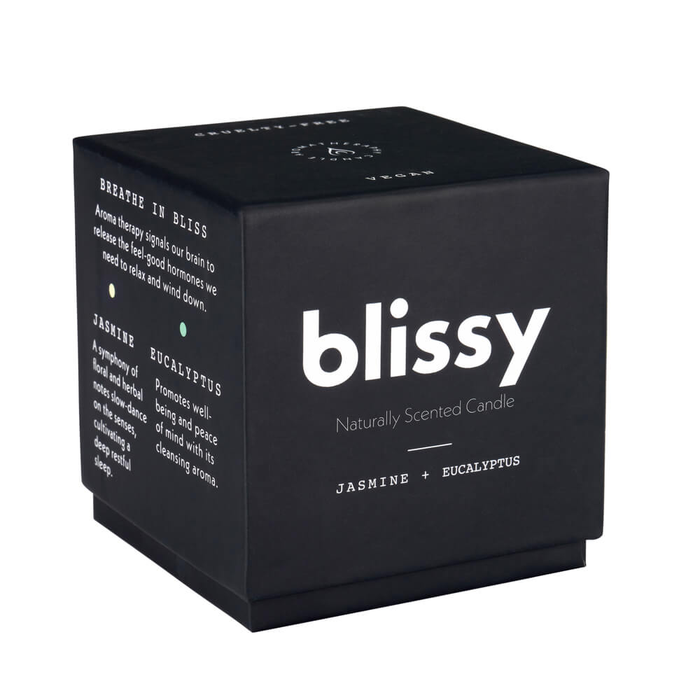 100% Vegan Soy Wax Blissy Candle Close-Up – Blissy 22 Momme Silk