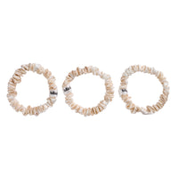 Blissy Skinny Scrunchies - Champagne Marble