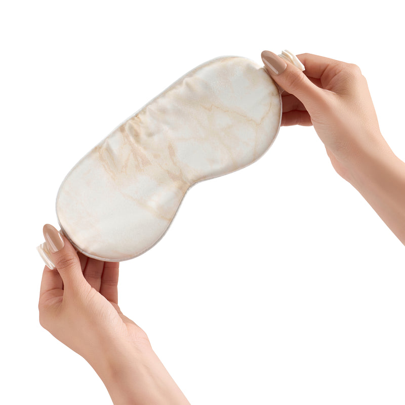 Sleep Mask - Champagne Marble
