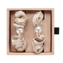 Load image into Gallery viewer, Blissy Pearl Scrunchies - Champagne