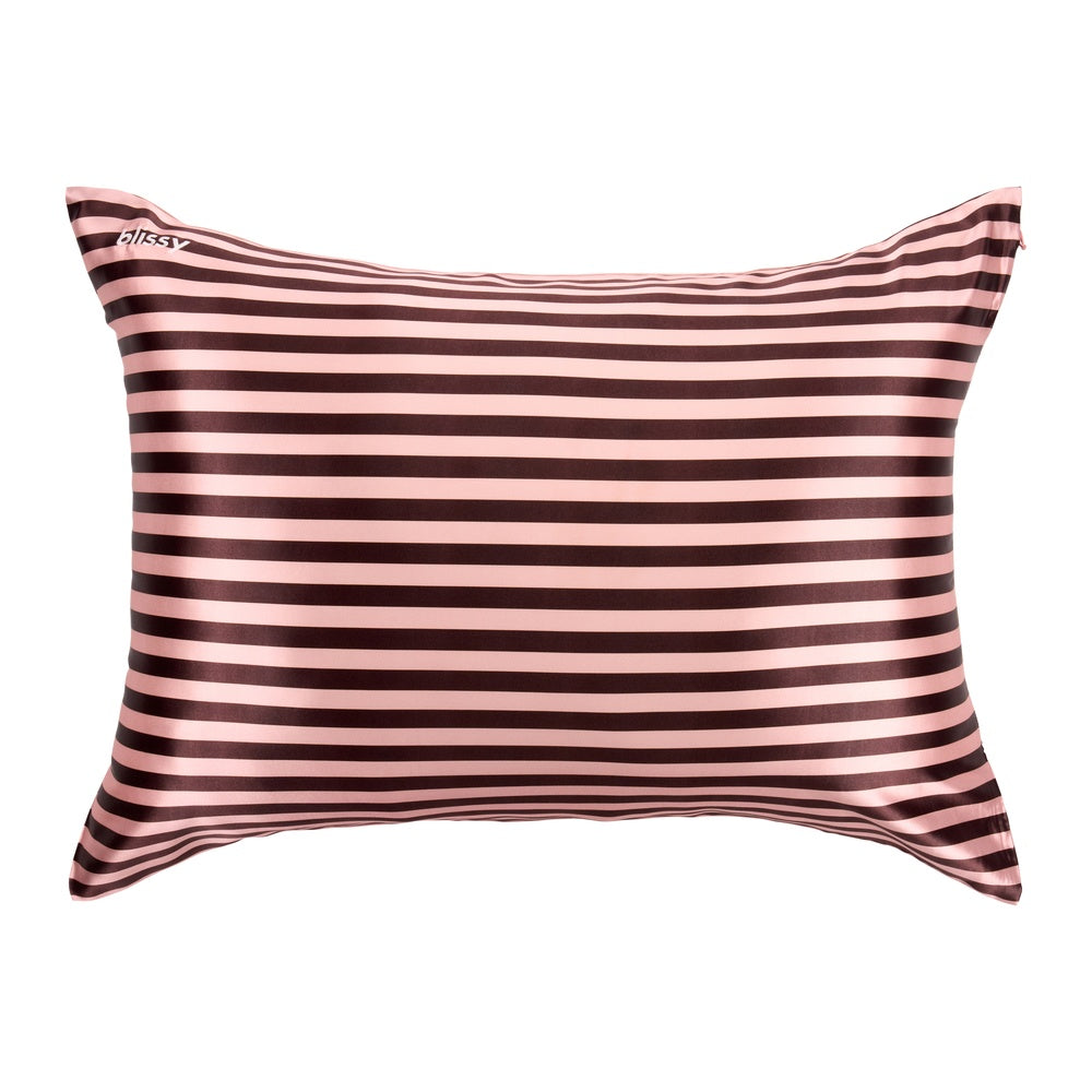 Blissy Mulberry Silk Pillowcase – Cherry Espresso Standard