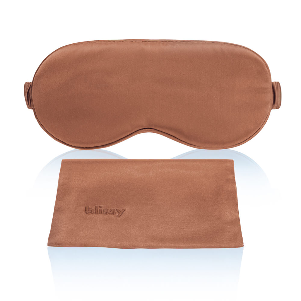 Cinnamon Mulberry Silk Sleep Mask – Blissy