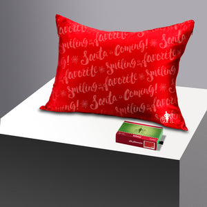 Pillowcase - Elf “Santa Is Coming!” - Standard