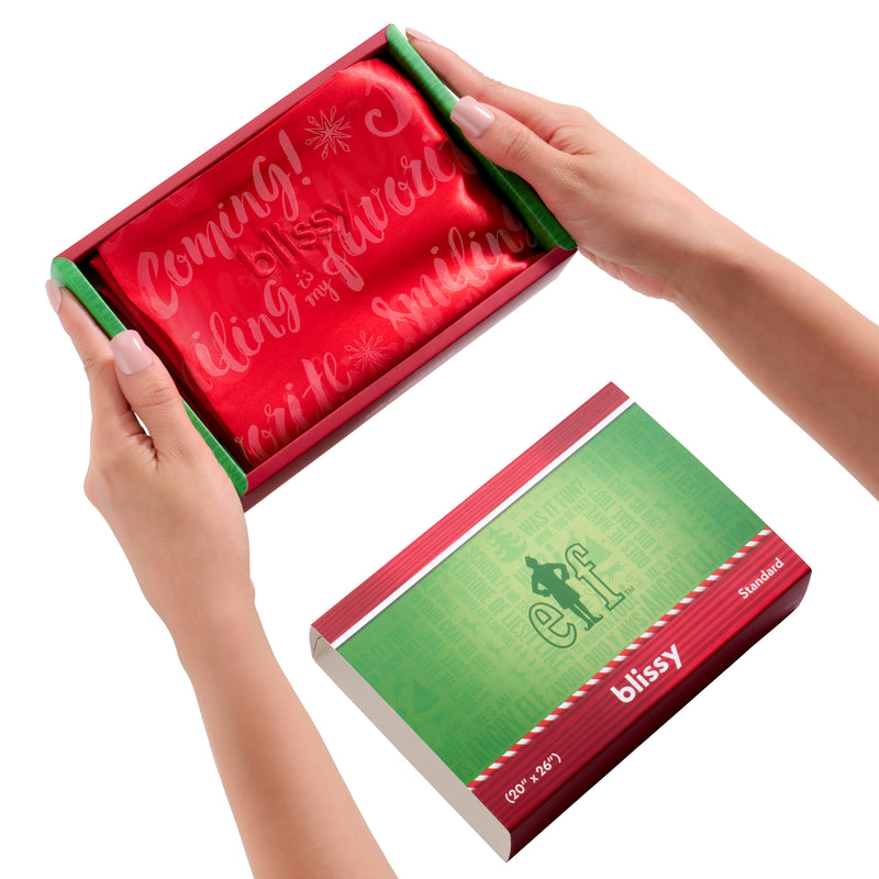 Pillowcase - Elf “Santa Is Coming!” - Standard