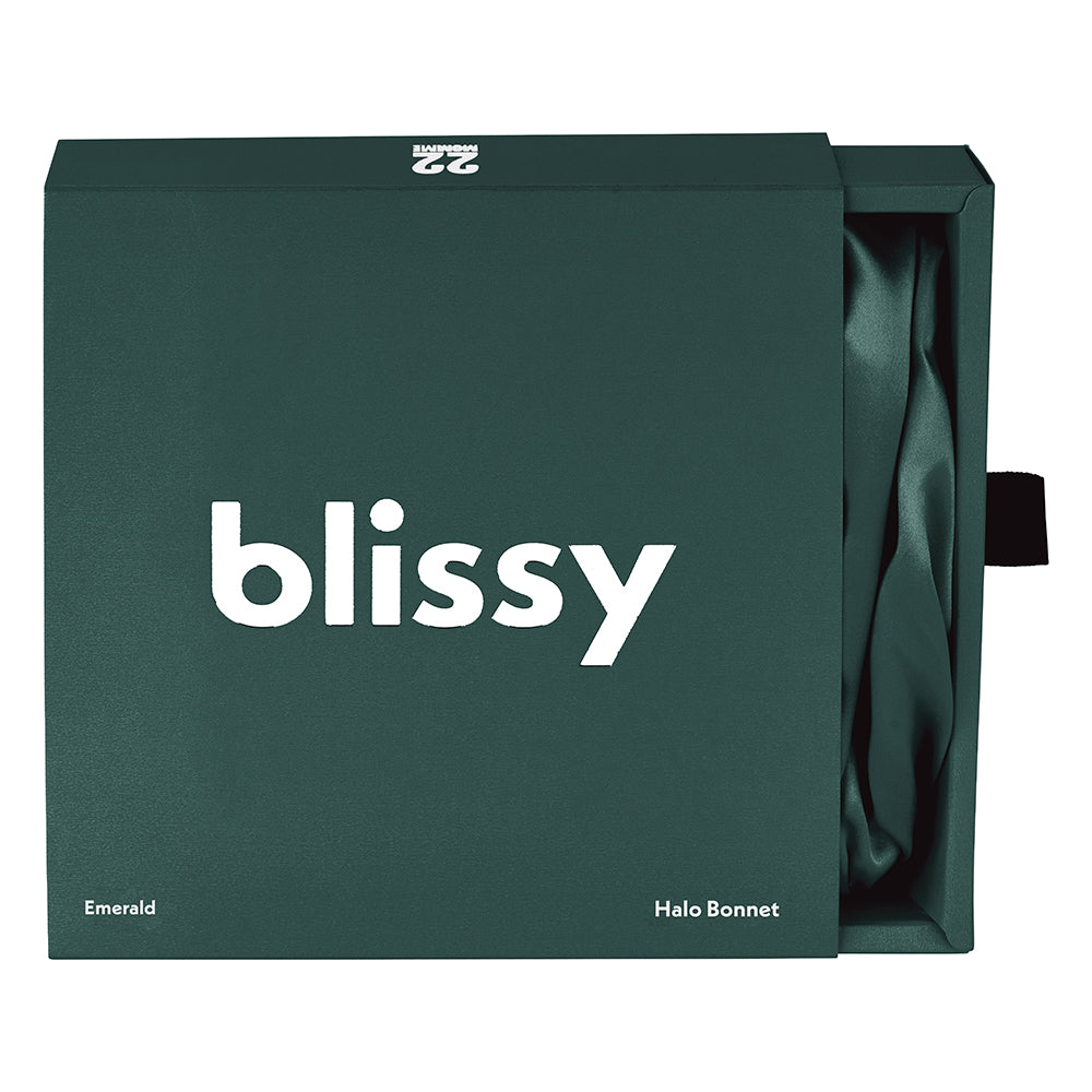 Emerald Blissy Halo Bonnet – Blissy Premium Silk