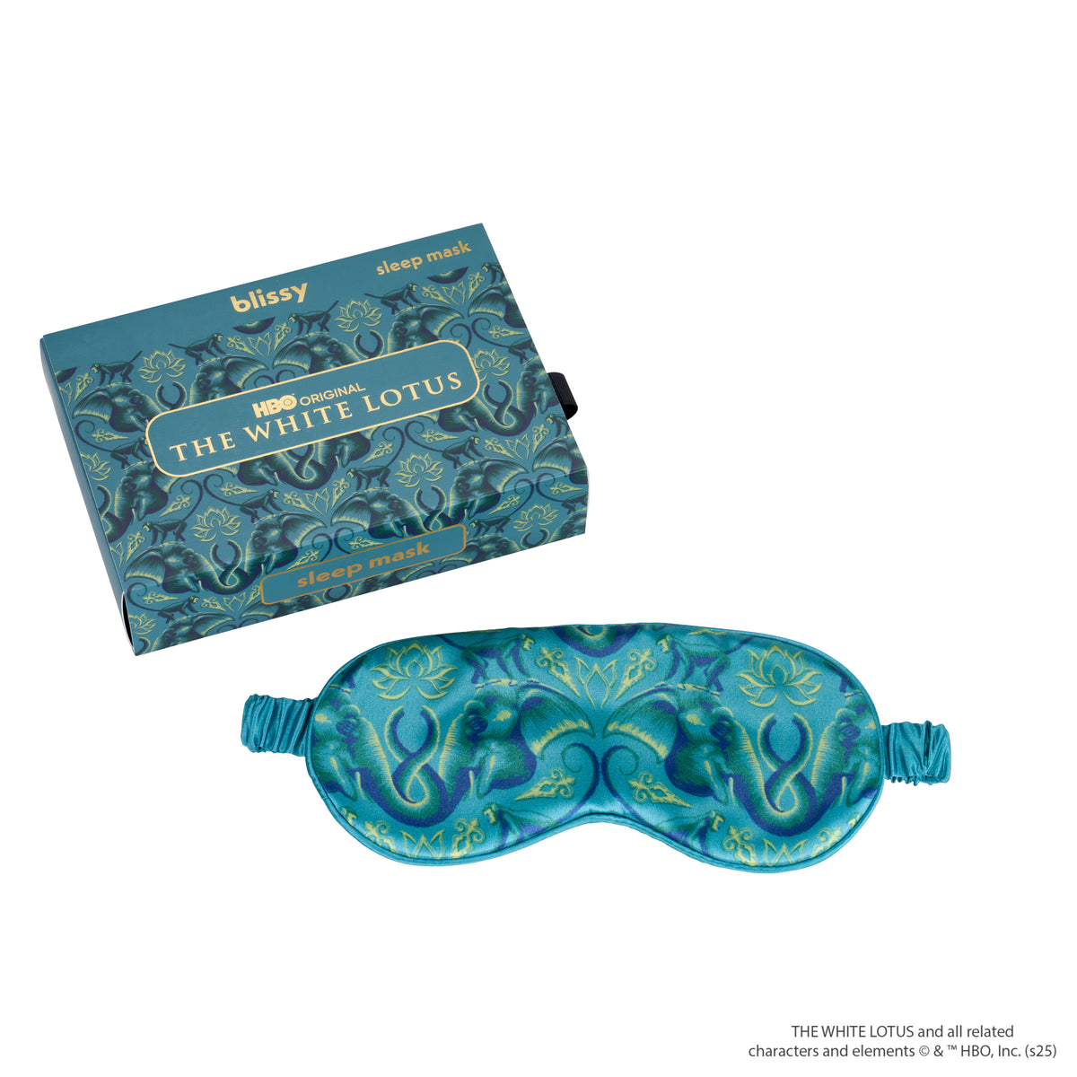 White Lotus Mulberry Silk Sleep Mask – Blissy