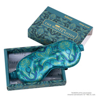 Sleep Mask - White Lotus - Emerald Jungle