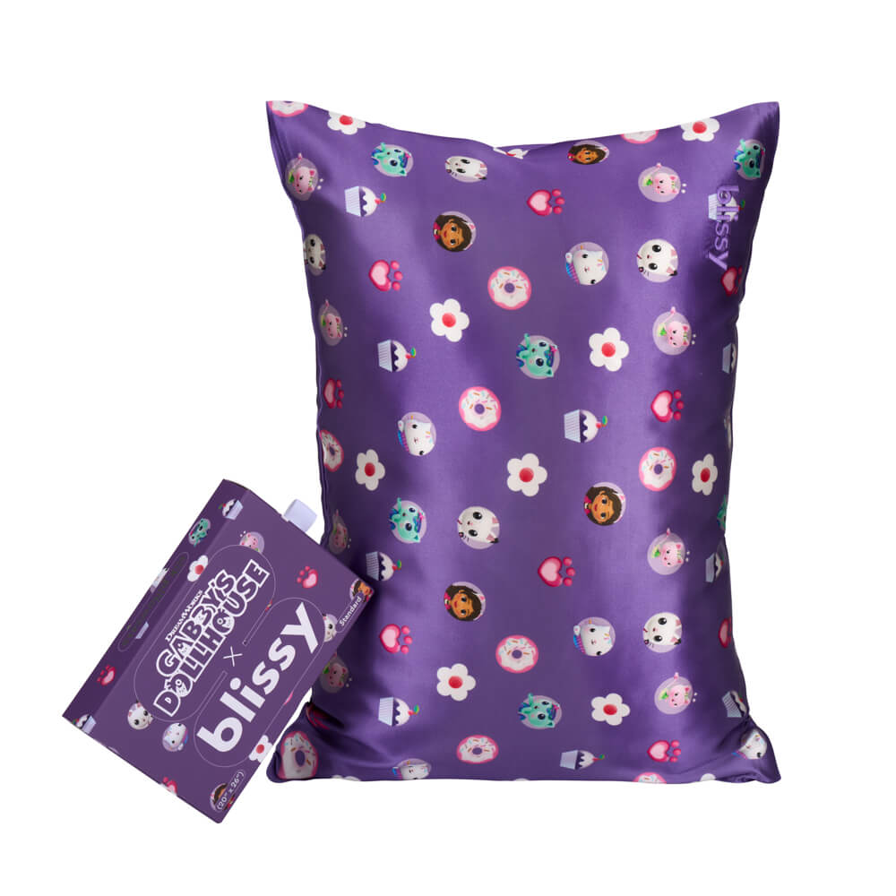 Gabby'S Dollhouse Pillowcase Close-Up – Blissy 22 Momme Silk