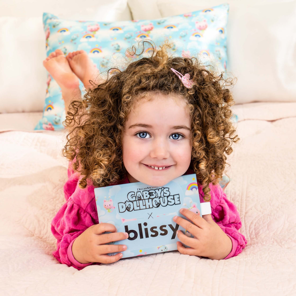 Gabby'S Dollhouse Pillowcase Close-Up – Blissy 22 Momme Silk