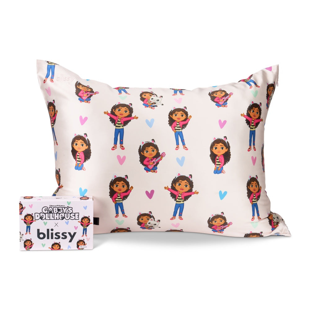 Gabby'S Pastel Hearts Mulberry Silk Pillowcase – Blissy