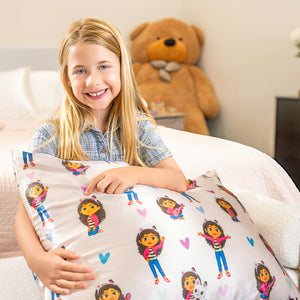 Pillowcase - Gabby's Pastel Hearts - Queen
