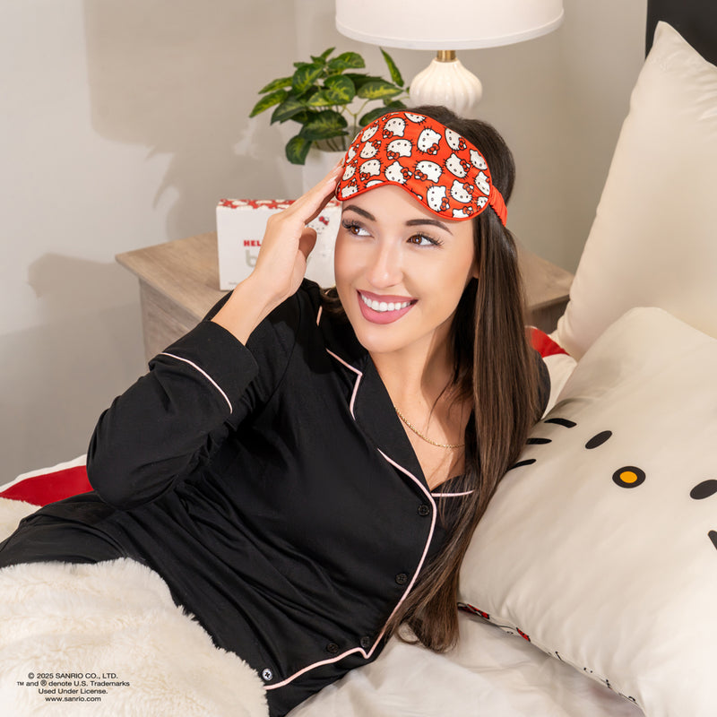 Sleep Mask - Happy Hello Kitty