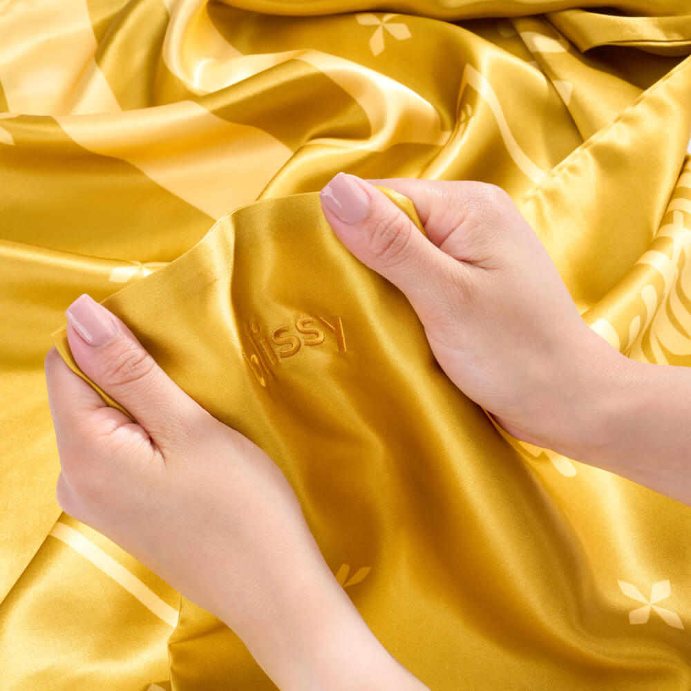 Blissy King Harry Potter Pillowcase Lifestyle – Mulberry Silk