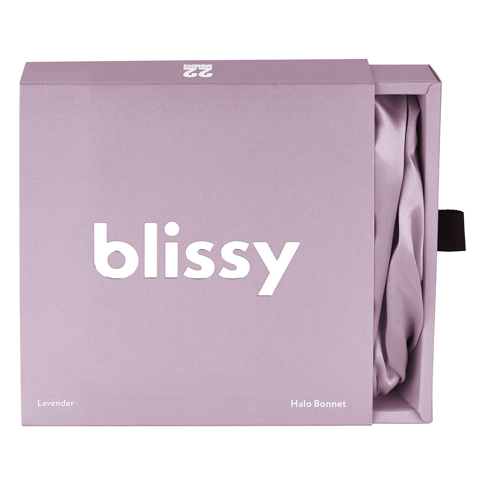 Lavender Blissy Halo Bonnet – Blissy Premium Silk