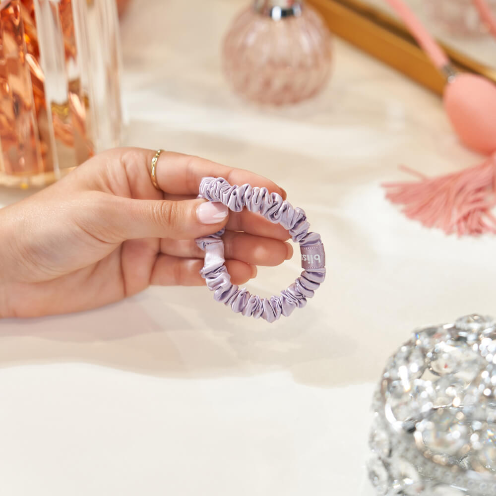 Lavender Blissy Skinny Scrunchies – Blissy Premium Silk
