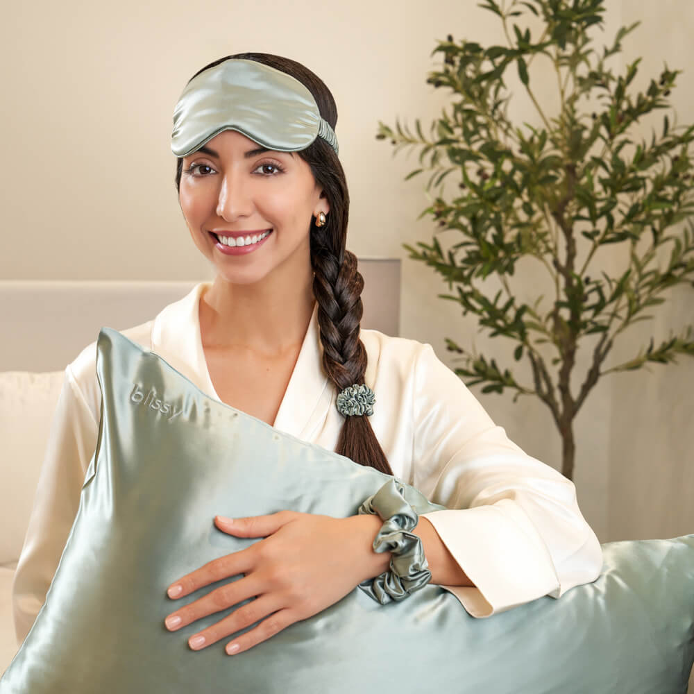 Matcha Mulberry Silk Blissy Dream Set – Blissy Standard