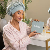 Matcha Blissy Halo Bonnet – Blissy Premium Silk
