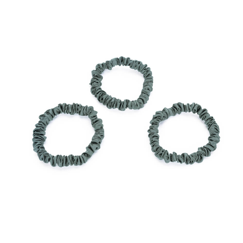 Blissy Matcha Blissy Skinny Scrunchies Lifestyle – Mulberry Silk