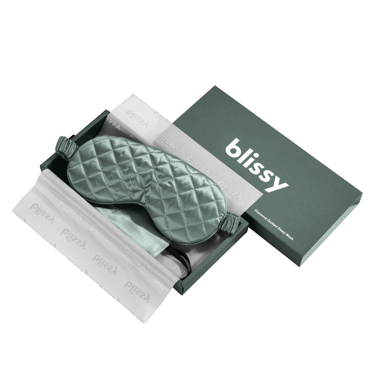 Matcha Mulberry Silk Sleep Mask – Blissy