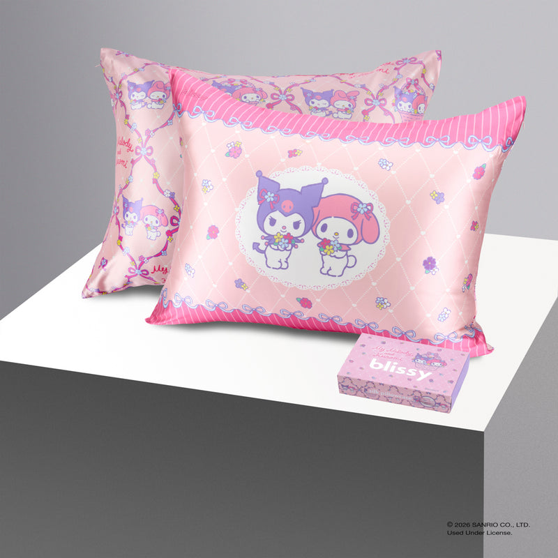 Blissy Pillowcase - Hello Kitty - Melody & Kuromi - Standard