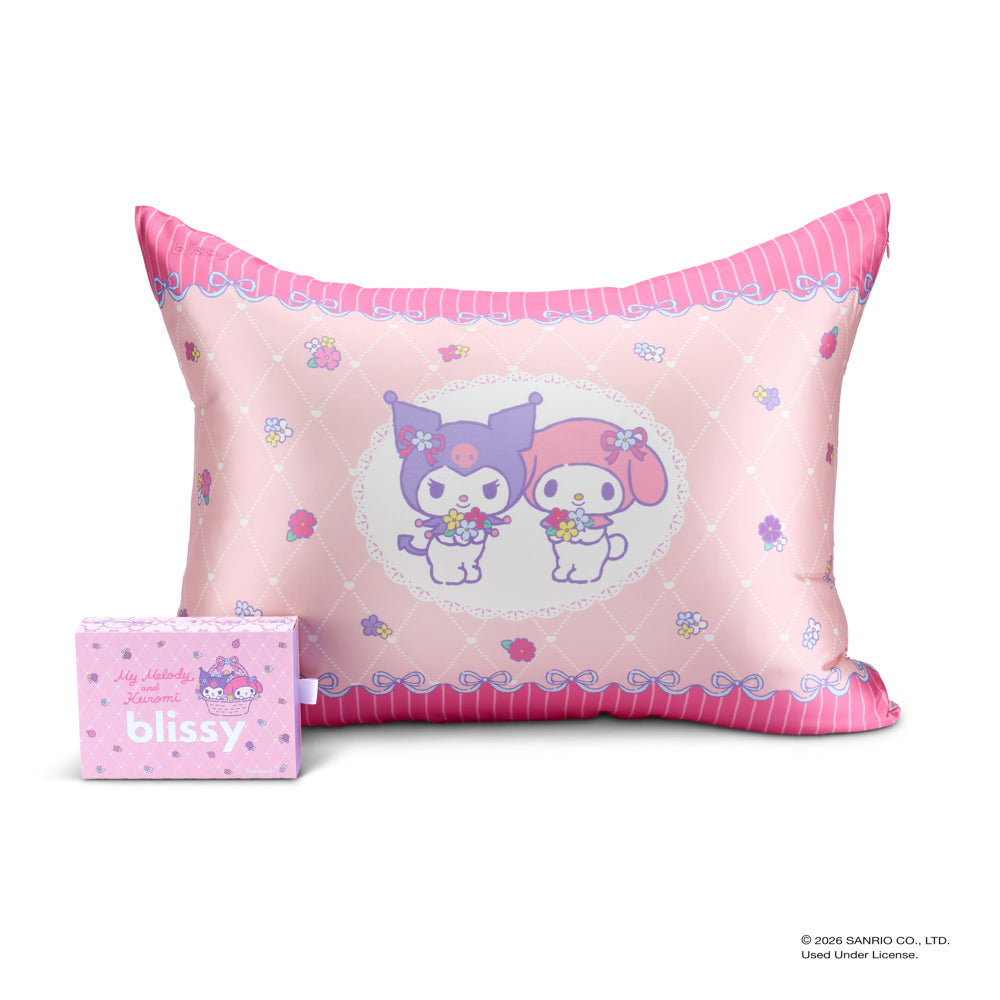 Blissy Pillowcase - Hello Kitty - My Melody™ & Kuromi™ - Standard