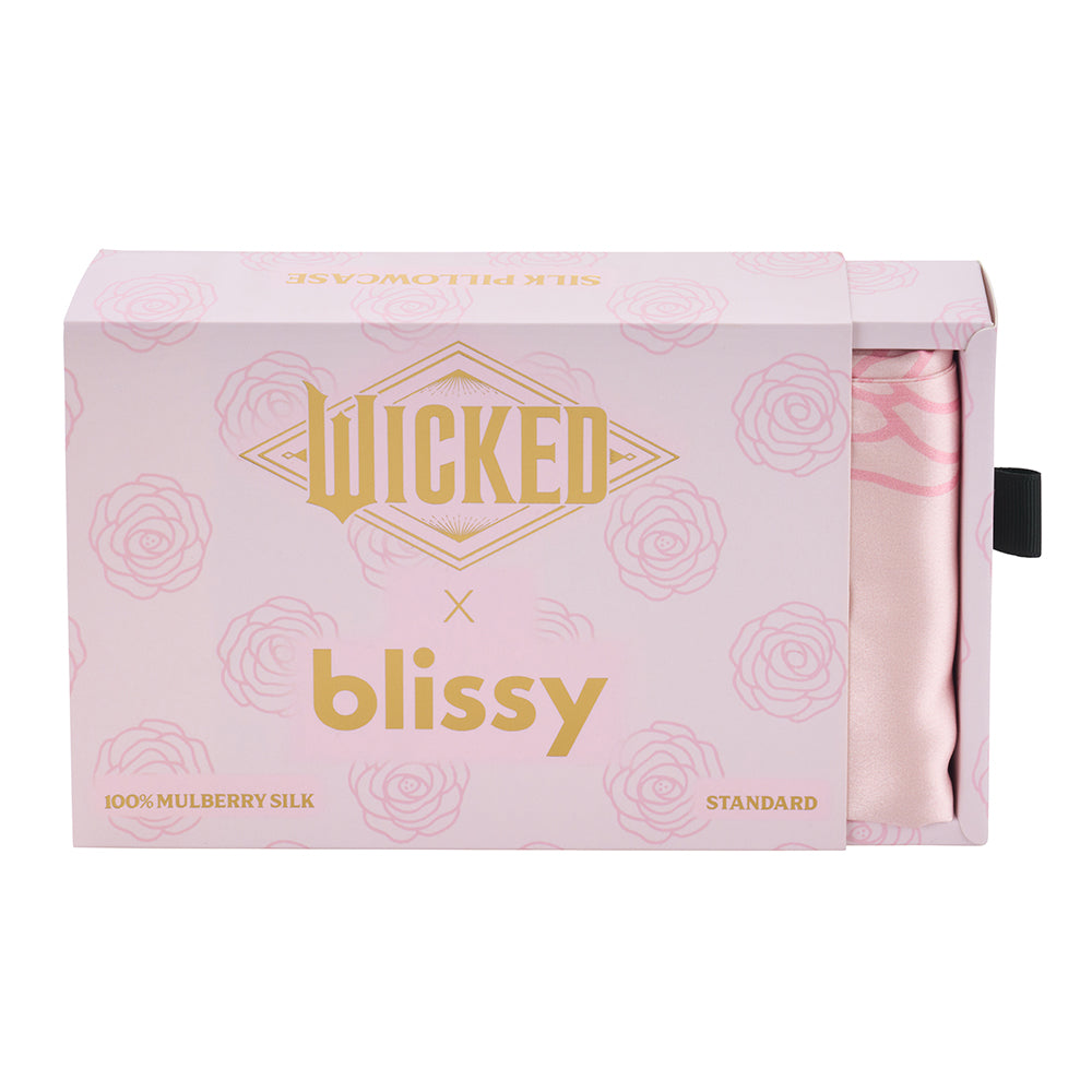 Blissy Wicked Silk Pillowcase Detail – King