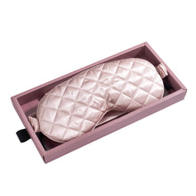 Load image into Gallery viewer, Sleep Mask - Pink - Diamond Quilted