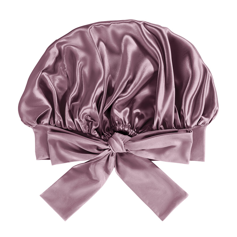 Blissy Bow Bonnet - Plum