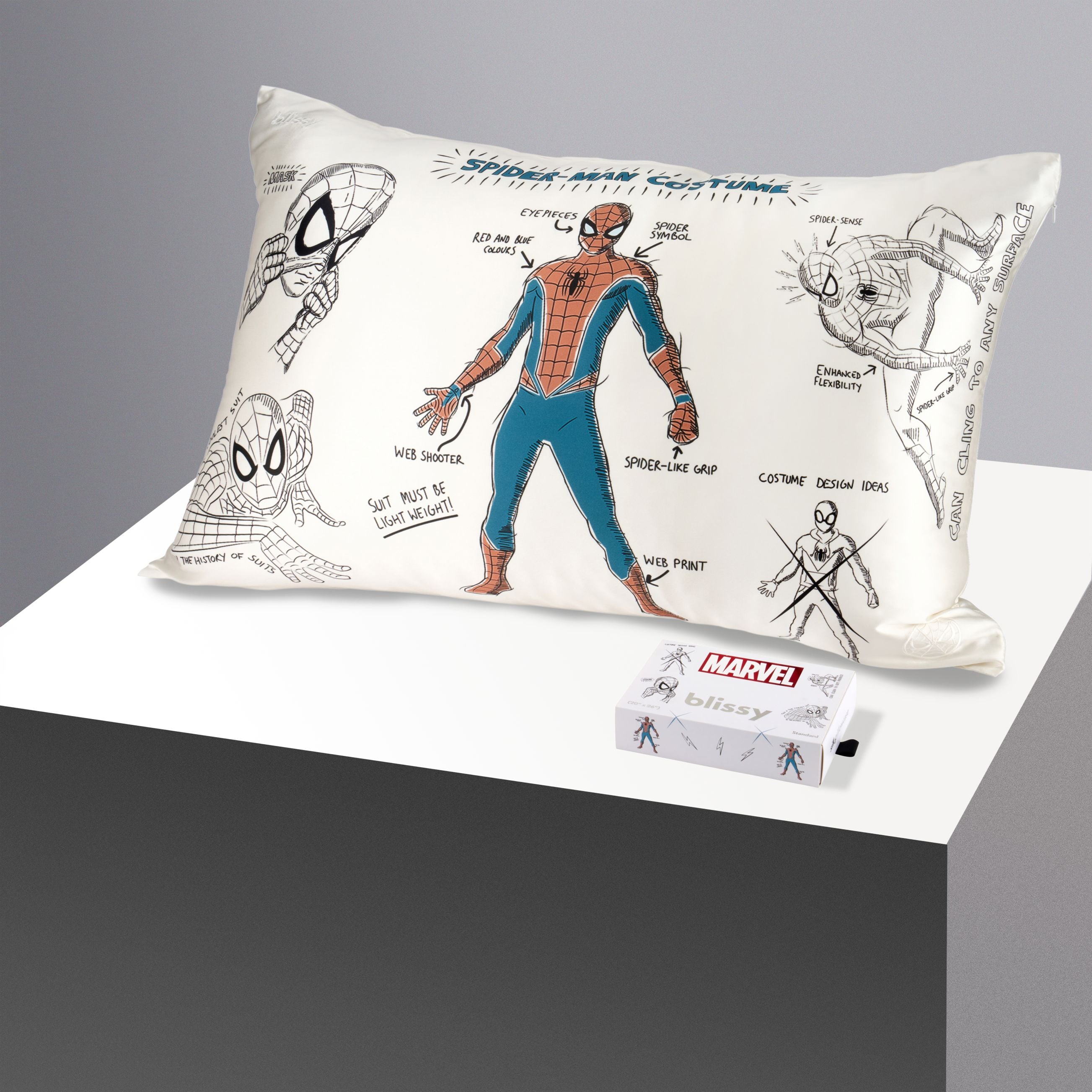 Pillowcase - Spider-Man - Spidey Costume Sketch - Toddler