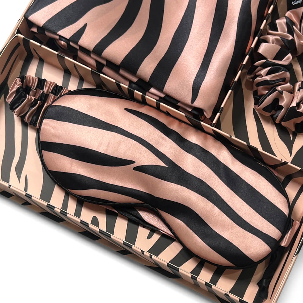 Blissy Tiger Silk Blissy Dream Set Detail – King