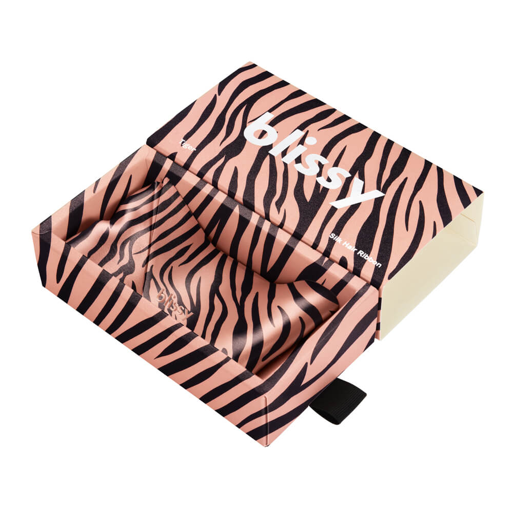 Blissy Tiger Blissy Hair Ribbon – 22 Momme Mulberry Silk, 100% Silk