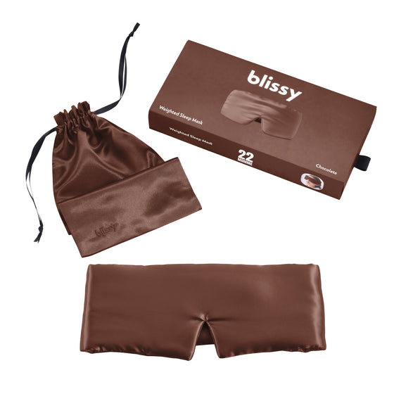 Sleep Mask - Chocolate - Weighted