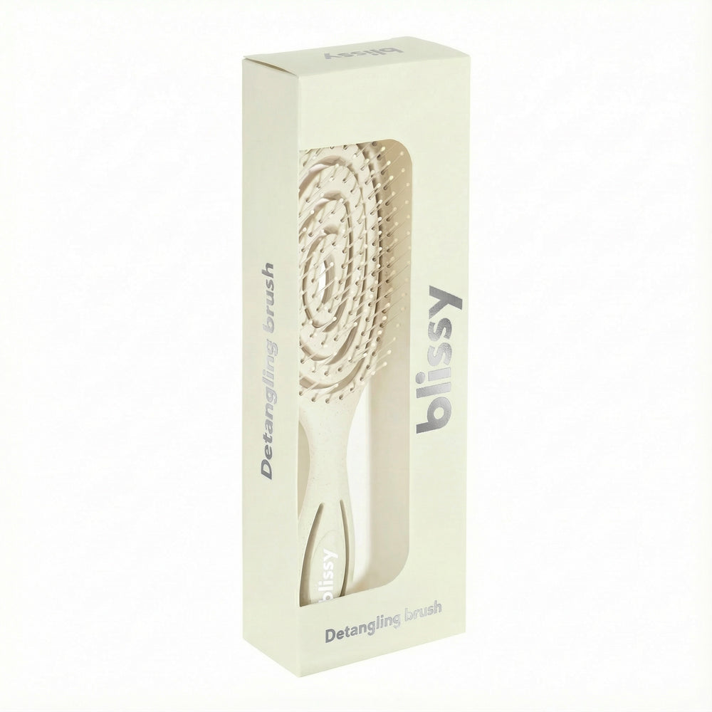 Blissy Cream Silk Blissy Detangling Brush Detail –
