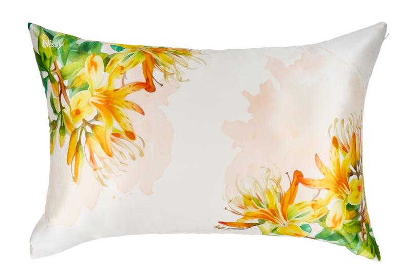 Pillowcase - Zodiac Flower - Aries Honeysuckle - Queen