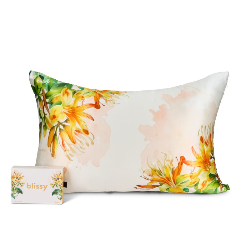 Pillowcase - Zodiac Flower - Aries Honeysuckle - Queen